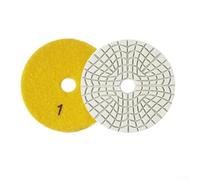4 Inch Diamond Pads 3 Step Grits for Efficient Polishing of Stone Products (Grit 1)