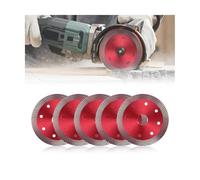 4 Inch Diamond Saw Blade-1.6mm Ultra-fine Corrugated Tile Cutting Discs, Disc for,Marble,Ceramic,Porcelain-Angle Grinder(5pcs)