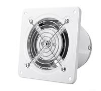 4 Inch Extractor Fan, 20W 200 m³/h Exhaust Ventilation Blower for Kitchen Bathroom Toilet, Wall or Ceiling Mount, Metal Sash Fan with Low Noise 40 dB