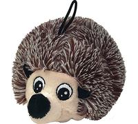 4 Inch Ez Squeaky Hedgehog Round Dog Toy By Petlou