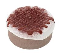 4 Inch Fake Small Birthday Cake Model Pvc Photo Prop | Lifelike Design, Adorable Cake Appearance, Decorative Effects for Home Kitchen Decor and Art Sketches