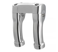 4 Inch Handlebar Riser 1 Inch Clamp Compatible With Softail FXBB FXBR FXBRS Models 2018 2024 Motorcycle Handlebar Accessory(Chrome)