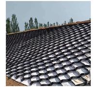4 Inch Heavy Du for Soil Stabilizat Polyethylene Eros Control Mesh 13 x 16 Ft Gravel Path Paving for Slopes and Walkways
