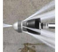 4 Inch High Pressure Drain Cleaning Nozzle 5000PSI Sewer Pipe Cleaner Tool Stainless Steel Jetter Attachment for Blocked Drains