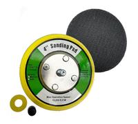 4 Inch Hook and Loop Backing Pad for Pneumatic DA Sander Polishing Discs with M8 Thread, 98mm Sanding Plate