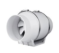 4 Inch Inline Duct Fan, Inline Extractor Fan, 220m³/hr 26000RPM Strong Airflow Quiet Ventilation Exhaust Fan, Ceiling/Wall Mount In Line Duct Fan for Bathroom, Kitchen, Office, Warehouse, Grow Rooms