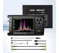 4 Inch IPS LCD SA5 Handheld Spectrum Analyzer 100k-5.3GHz with Signal Generator, 5.3GHz RF, 5000mAh Battery, Type-C Charging, for SD Card Slot, for(A)
