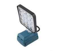 4 Inch LED Work Light with USB Charging Port, 16 LEDs Electric Torch Spotlight Compatible with Li-Ion Battery, Rotatable Lamp Head for Outd(B)