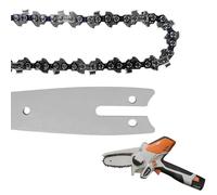 4 Inch Mini Chain Bar for Stihl GTA 26 Pruner Wood Saw, Chainsaw Chains Replace for Stihl 71 PM3 28E and 3670 005 0028 Parts 30070030101, 71PM328
