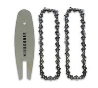 4 Inch Mini Saw Chain and bar combo, 1/4" Mini-pitch .043 Gauge 28 Drive Link for Stihl GTA 26,Pruner Mini Chainsaw Hand Held Replace Blade and bar,30070030101,71PM328（Bar&2*Chains）