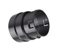 4 Inch Pipe Connector Corrugated to PVC Adapter Black | Fits 4 inch corrugated and for sch 40 pipes, six connection methods, seamless drainage integration