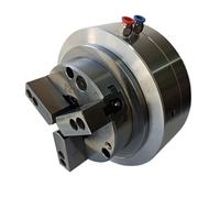 4 inch Pneumatic Machine Chuck 3 jaw Front-Mounted air Chuck is Suitable for Four Five axis Rotary CNC Machine Tool