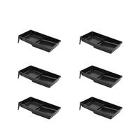 4 Inch Professional Plastic Roller Trays Decorators Painting Paint Tray Pack of 6