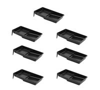 4 Inch Professional Plastic Roller Trays Decorators Painting Paint Tray Pack of 7