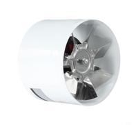 4 Inch Round Duct Fan Metal Exhaust Ventilator(4inch White) | Strong airflow removal, smoke elimination, kitchen bathroom use, metal body, efficient ventilation