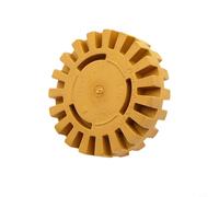 4-Inch Rubber Degumming Wheel for Power Drills and Pneumatic Tools - 100 mm Diameter, 20 mm Mounting Shank, 5/16-24 Thread, 4000 RPM - -Safe Film & Decal