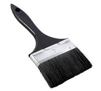 4-Inch Shed and Fence Paint Brush - Ideal for Applying Wood Stains, Timber Treatments, and Varnishes on Outdoor Wood Surfaces - Perfect for Smooth and Rough Timber -100mm Brush for Buildings