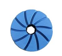 4 Inch Snail Lock Diamond Polishing Pad for Marble Buffing Grinding Wheel Edge Disc(1500)