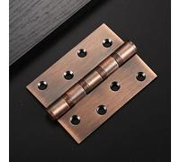 4 Inch Stainless Steel Bearings Hinges 3mm Thick Heavy Doors Load Bearing L Hardware Accessories 4Pcs(Copper)