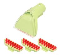 4 Inch Tough Stain Tool with Replaceable Brushes for Bissell for Little Green Carpet Cleaner, Upholstery Attachment for Stairs Furniture Pet Hair Removal(1+3)