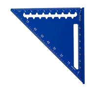 4 Inch Triangular Square Ruler Metal Aluminium Quick Measuring Marking Tool Right Angled 45/90 Degree Woodworking Tool Portable Metal Triangle Ruler