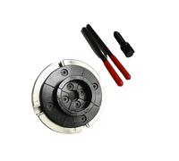 4 inch Type-C 100mm 4-jaw self Centering Wood Turning Lathe Chuck Mini Lathe Woodworking Chucks Machine Tool Accessories(Thread M33 3.5)