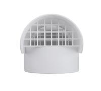 4 Inch Vent Cap for 4" Schedule 40,Radon PVC Vent Cap for Radon Fan Pipe/Flue Pipe/Roof Pipe,Protects Against Rain, Snow, Animals, Fallen Leaves, and Fruit,Roof Vent Cover for Radon Mitigation System