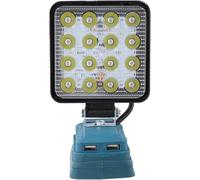4 Inch Work Light with 16 LED Flashlight and USB Charging Port, Rotatable Spotlight for Workshop, Handheld Electric Torch, LED Work Lamp for Bosch(A) Useful and Attractive