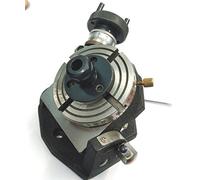 4" Inches (100 mm) Tilting Rotary Table with ER-20 Collet Adapter for Milling Machines