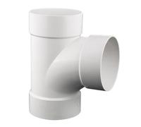 4 Inches PVC DWV Sanitary Drain Waste Vent TEE Street white (4 Inches) | PVC Pipe Fittings Connect Coupling Adapter Repair