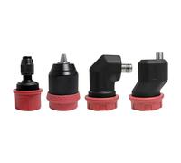 4 Item Rotating Tool Attachment Group with Cracking Mechanism and Fast Assembly Design Fast Change Drill Bit Set Fast Change Battery Toss