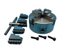 4 Jaw Chuck 125mm Big Bore 38MM 4 Jaw Self-Centering Lathe Chuck for Mini Lathe WM210V