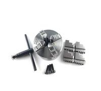 4 Jaw Chuck 80mm Self-Centering Small Lathe Chuck K12-80 with Hardened Steel for Mini Lathe