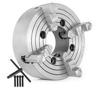 4 Jaw Independent Lathe Chuck 250MM, 10" Reversible Self Centering External Lathe Chuck K72 250 Milling Machine Internal Jaw Self Centering External for Woodworking Lathes