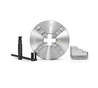 4-Jaw K12-80/100/125/130/160/200/250mm Self-Centering Linkage Lathe Chuck with Chuck Wrench(K12-250)