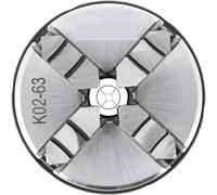 4 Jaw Lathe Chuck 63mm Mini Lathe Chucks K02-63 4-jaw Self Centering Chuck