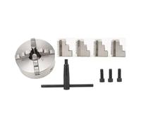 4 Jaw Lathe Chuck Self-Centering 80mm K12-80 with Hardened Steel for Mini Lathe