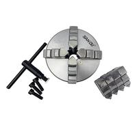 4 jaw Lathe Chuck self-Centering 80mm K12-80 with Hardened Steel for Mini Lathe