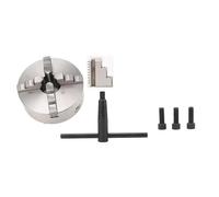 4 Jaw Lathe Chuck Self-Centering 80mm K12-80 with Hardened Steel for Mini Lathe