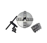 4 Jaw Lathe Chuck Self-Centering 80mm K12-80 with Hardened Steel for Mini Lathe