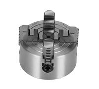 4-Jaw Metal Lathe Chuck, Manual Lathe Chuck, with Wrench and Screws K72-80 High Speed Steel 4000r/min 80mm / 3.15in Lathe Accessories for Metal Lathes