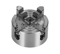 4-Jaw Metal Lathe Chuck, Manual Lathe Chuck, with Wrench and Screws K72-80 High Speed Steel 4000r/min 80mm / 3.15in Lathe Accessories for Metal Lathes