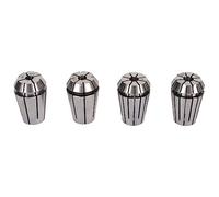 4 Jaw Spring Collet Chuck High Carbon Steel CNC Engraving Machine Lathe Milling Durable Precision Grip for Machining Centers Engraving Machines Grinding Machines 4Pcs Set