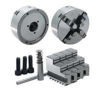 4 Jaws Manual Lathe Chuck with Turning Machine K12 80 100 125 160 250 mm(K12-100)
