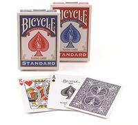 4 jeux de cartes Bicycle POKER (2 jeux Bleus et 2 Rouges)