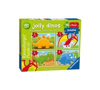 4 Jigsaw Puzzles - Jolly Dinos