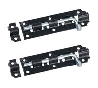 4” Jumbo Tower Bolt Sliding Shoot Bolt Latch Catch for Sheds Gates Doors 2pc