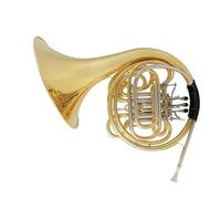 4-key Double Row F/B Flat French Horn Brass Lacquered Gold Tube Body White Copper Pitch Tube French Horn French Horn kit