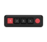 4 Key Mechanical Keyboard Small Gaming Keyboard Programmable Game Keyboard Hot Swap Design Dual USB C Port Color Lighting Gaming Keyboard