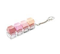 4-Key Mechanical Keycap Tester Keychain With LED Lighting Option For Stress Reduction And Relaxation For Home Or Office Keypad Toy